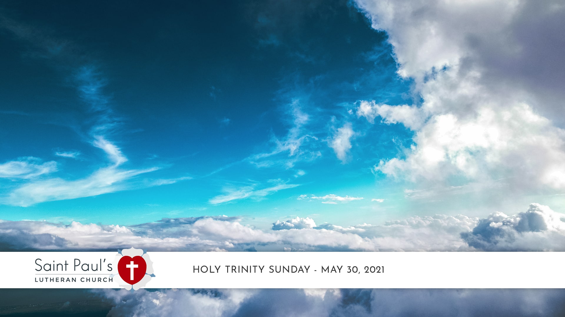 Holy Trinity Sunday – May 30, 2021